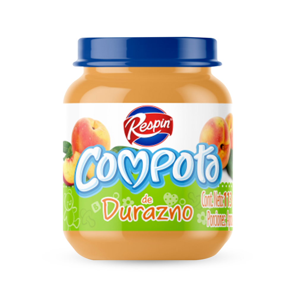 Compota Durazno Respin x 113gr