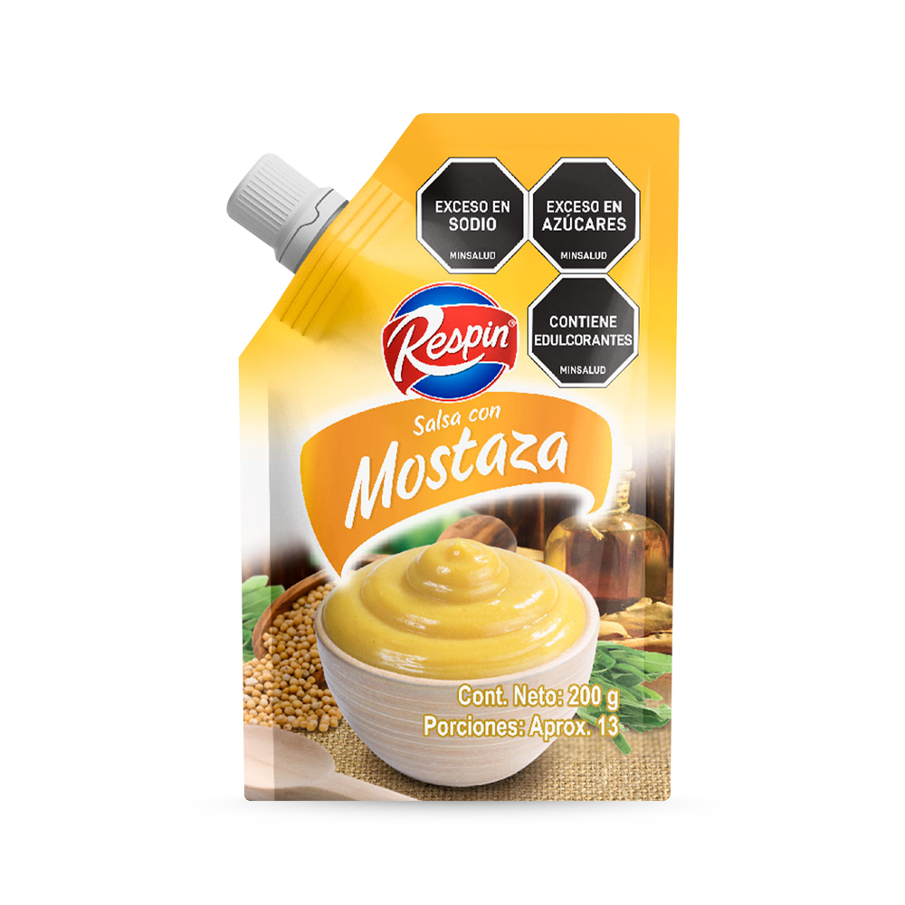Salsa con Mostaza Respin x 200gr