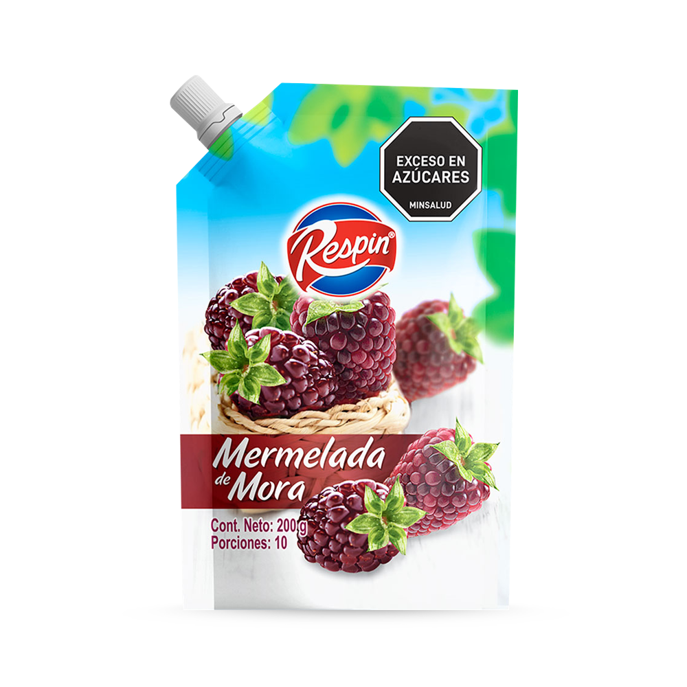 Mermelada de Mora Respin Doypack x 200 gr