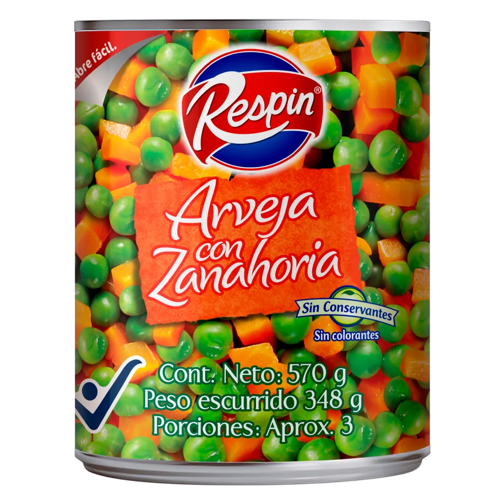 ARVEJA ZANAHORIA RESPIN x 570 g