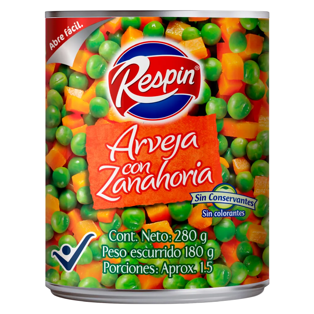 ARVEJA ZANAHORIA RESPIN x 280 g